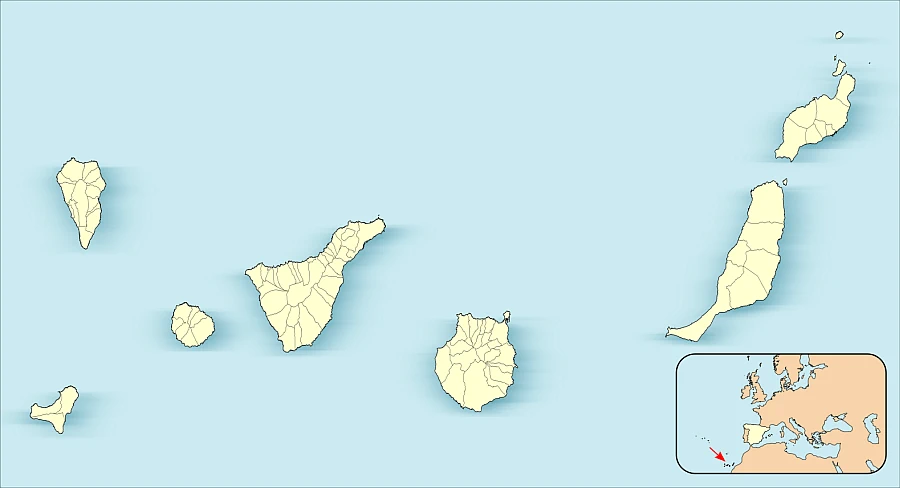 Location map of Tenerife